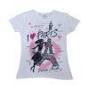 Tee shirt La dame habillee en noir