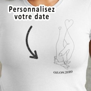 Tee shirt Main entrelace ballon Pour femme 3