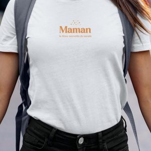 Tee-shirt – Maman la 8ieme merveille du monde Pour femme Tee-shirt – Maman la 8ieme merveille du monde Pour femme