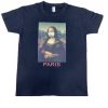 Tee shirt Mona Lisa la Joconde avec masque