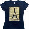 Tee shirt Paris Tour Eiffel OR millar