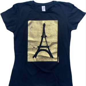Tee shirt Paris Tour Eiffel OR millar Tee shirt Paris Tour Eiffel OR millar