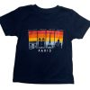 Tee shirt Paris monuments ombre