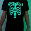 Tee-shirt Squelette Phosphorescent
