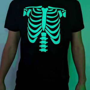 Tee-shirt Squelette Phosphorescent Tee-shirt Squelette Phosphorescent