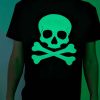Tee-shirt Tete de Mort Phosphorescent