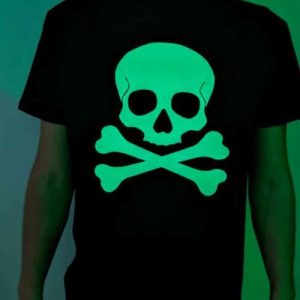 Tee-shirt Tete de Mort Phosphorescent Tee-shirt Tete de Mort Phosphorescent