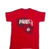 Tee shirt Tour Eiffel 75 France rouge