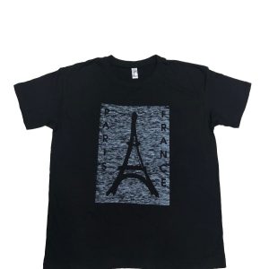 Tee shirt Tour Eiffel Paris France noir Tee shirt Tour Eiffel Paris France noir