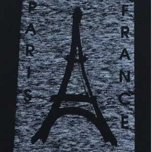 Tee shirt Tour Eiffel Paris France noir Tee shirt Tour Eiffel Paris France noir