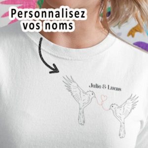 Tee shirt Tourterelle Pour femme 3