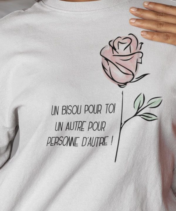 Tee-shirt – Un bisou pour toi – Femme