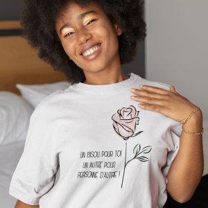 Tee-shirt – Un bisou pour toi – Femme