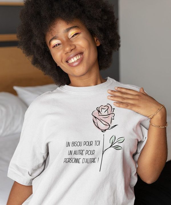 Tee-shirt – Un bisou pour toi – Femme