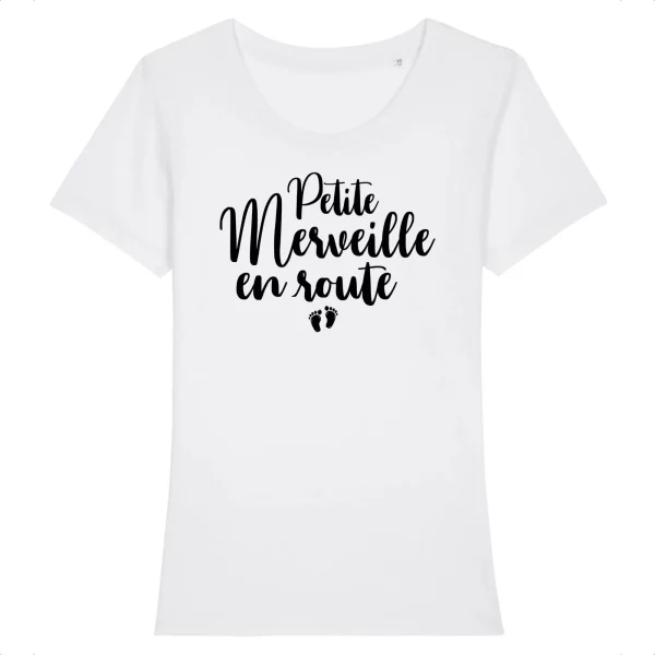 Tee shirt annonce grossesse Petite merveille en route