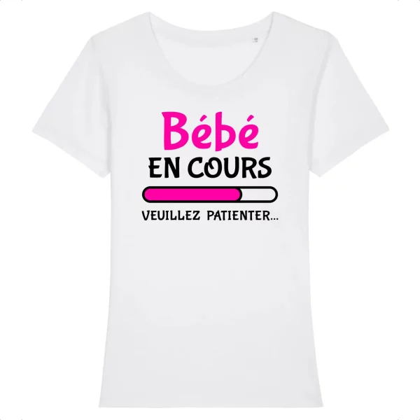 Tee shirt grossesse Bebe en cours