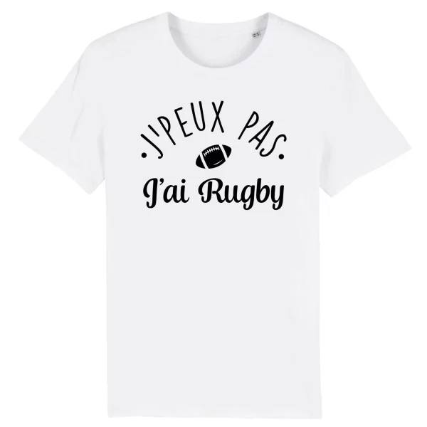 Tee shirt je peux pas j’ai rugby – Pour homme