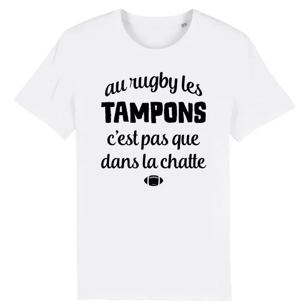 Tee shirt rugby Les tampons – Pour homme