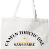 Tote bag coton recycle ca men touche une