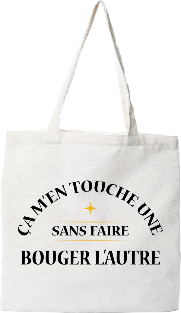 Tote bag coton recycle ca men touche une