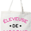 Tote bag coton recycle eleveuse de licorne