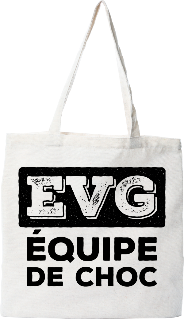 Tote bag coton recycle equipe de choc