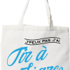 Tote bag coton recycle j_peux pas j_ai tir a l_arc