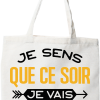 Tote bag coton recycle je vais conclure