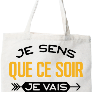 Tote bag coton recycle je vais conclure Tote bag coton recycle je vais conclure