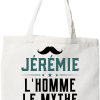 Tote bag coton recycle jeremie l_homme le mythe la legende
