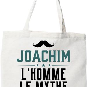 Tote bag coton recycle joachim l_homme le mythe la legende Tote bag coton recycle joachim l_homme le mythe la legende