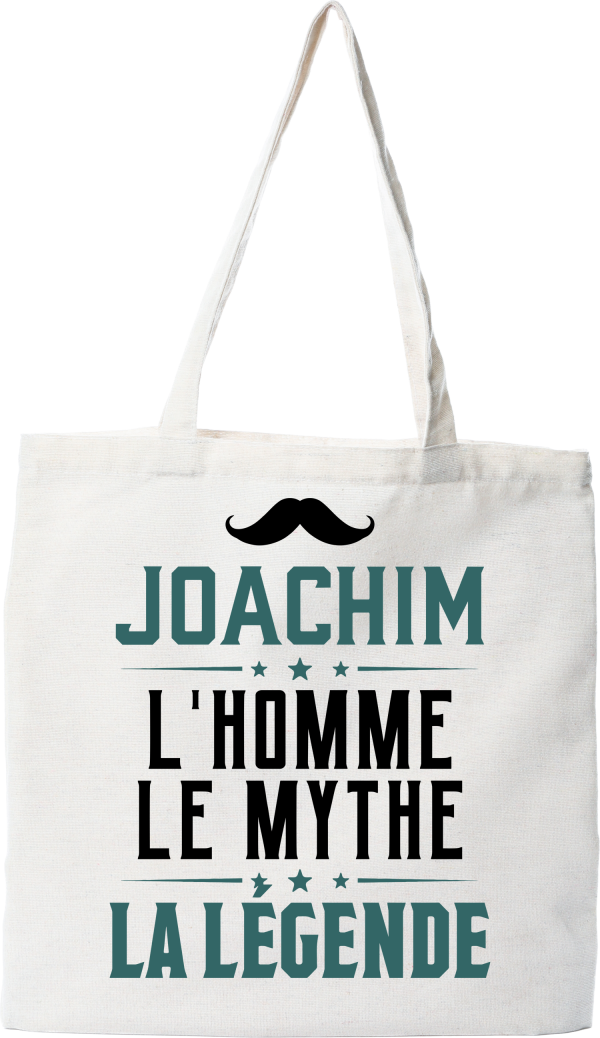 Tote bag coton recycle joachim l_homme le mythe la legende