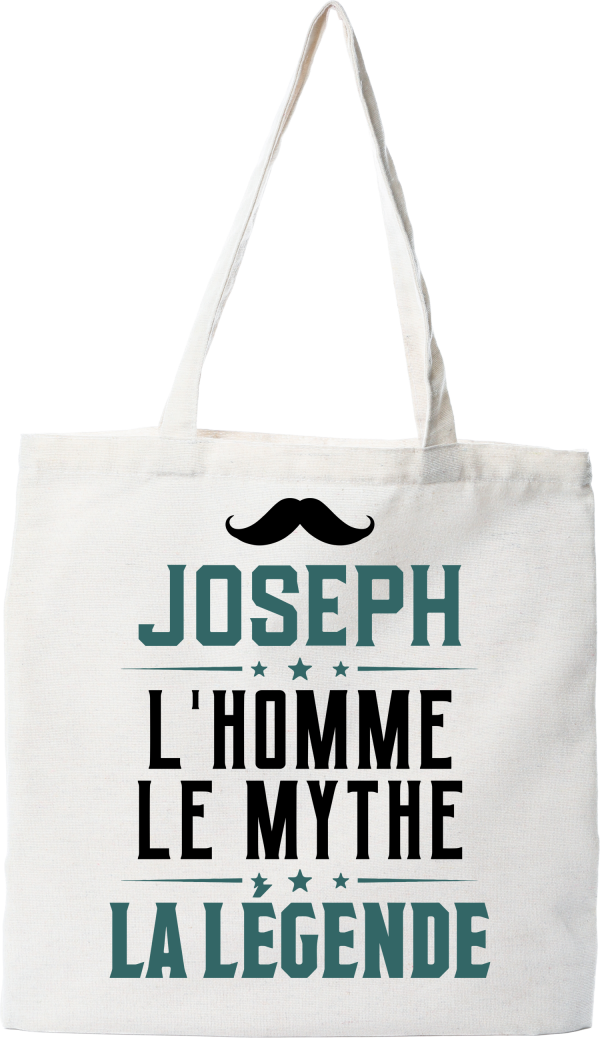 Tote bag coton recycle joseph l_homme le mythe la legende