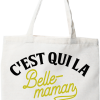 Tote bag coton recycle la belle-maman parfaite