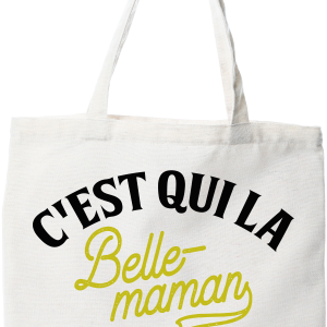 Tote bag coton recycle la belle-maman parfaite