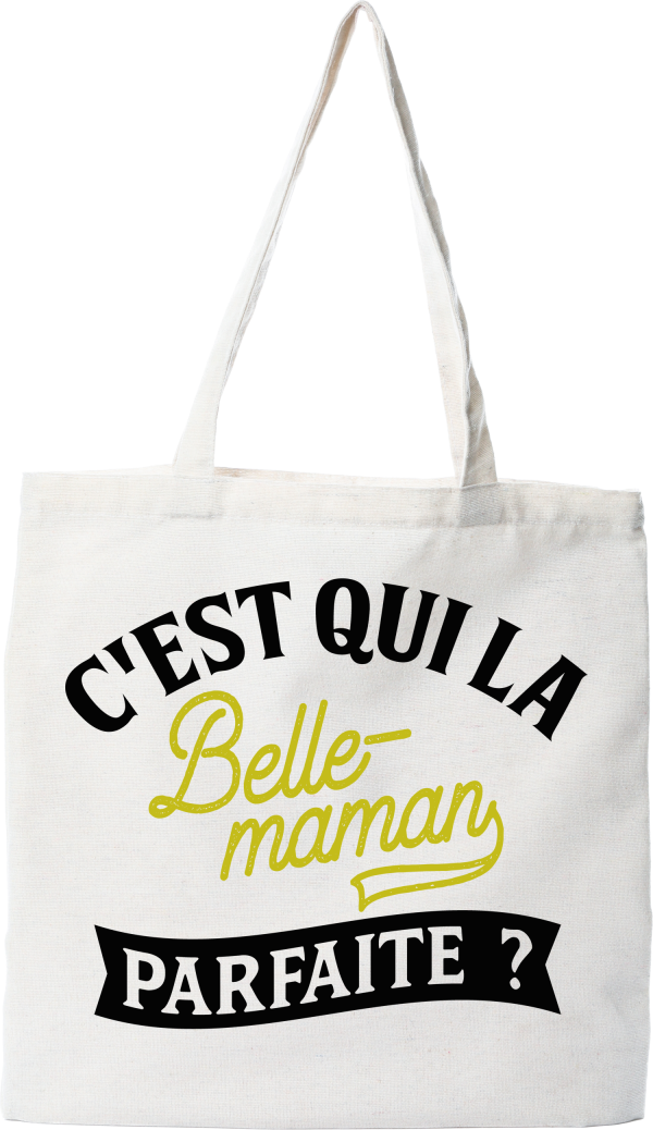 Tote bag coton recycle la belle-maman parfaite