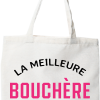 Tote bag coton recycle la meilleure bouchere au monde