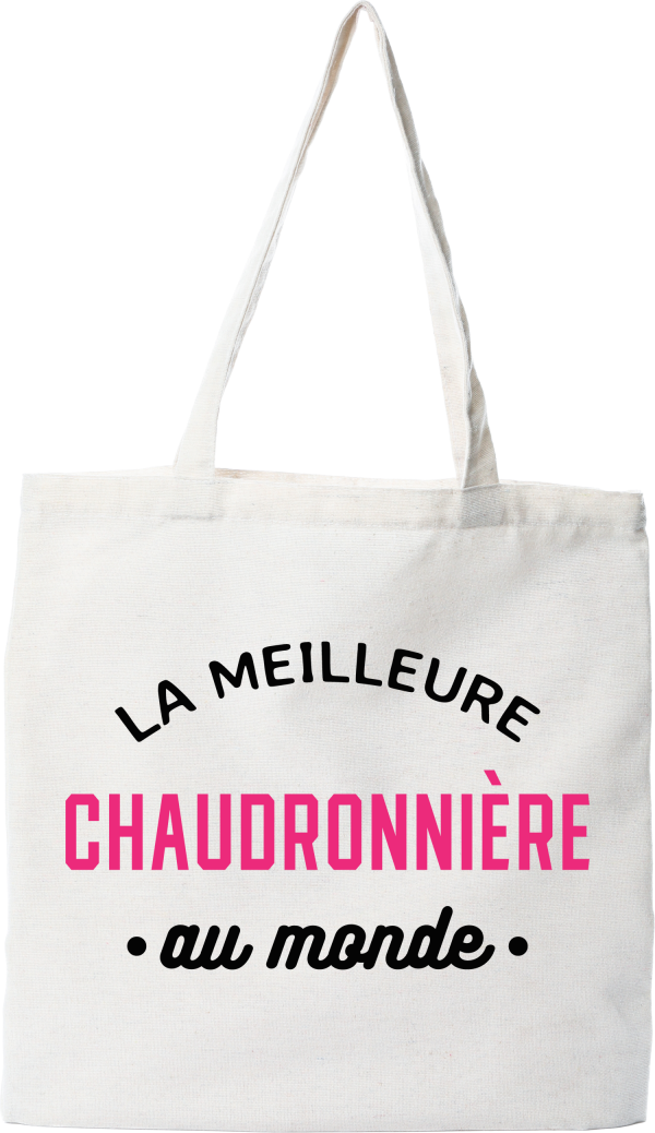 Tote bag coton recycle la meilleure chaudronniere au monde