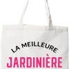 Tote bag coton recycle la meilleure jardiniere au monde