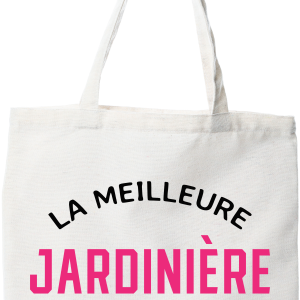 Tote bag coton recycle la meilleure jardiniere au monde
