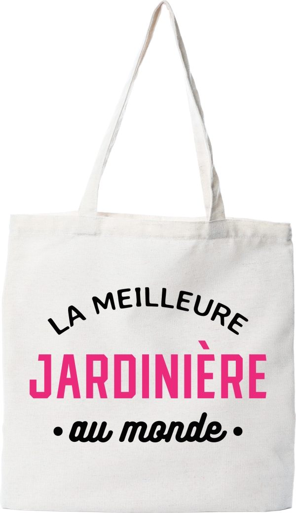 Tote bag coton recycle la meilleure jardiniere au monde