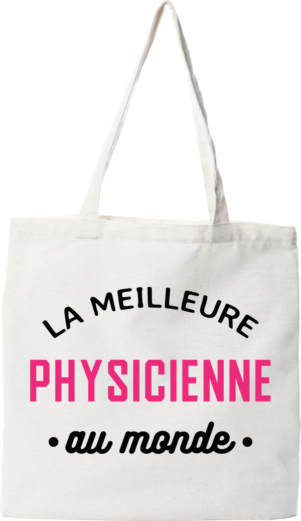 Tote bag coton recycle la meilleure physicienne au monde