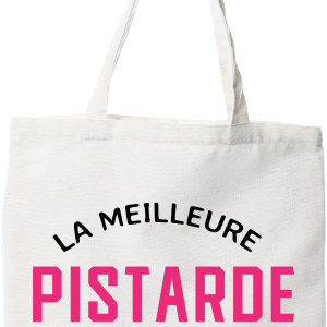 Tote bag coton recycle la meilleure pistarde au monde