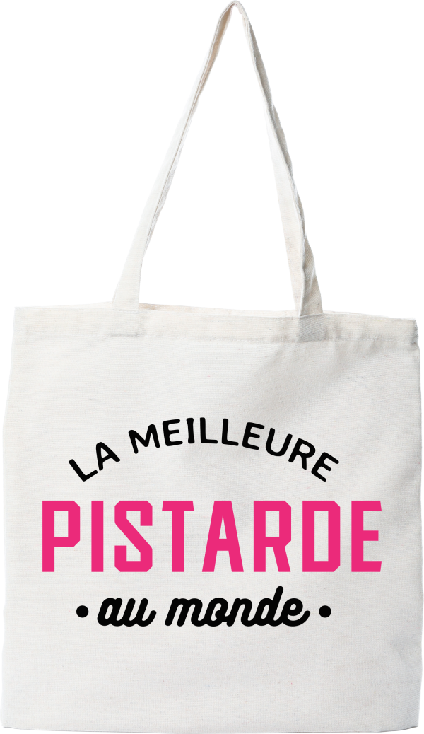 Tote bag coton recycle la meilleure pistarde au monde