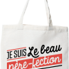 Tote bag coton recycle le beau pere-fection
