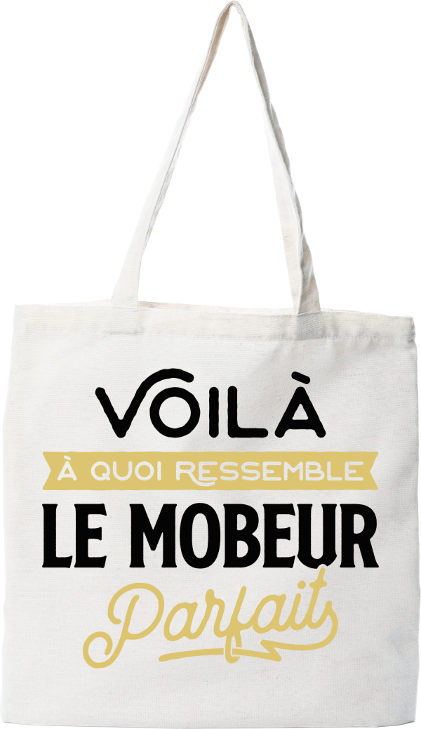 Tote bag coton recycle le mobeur parfait