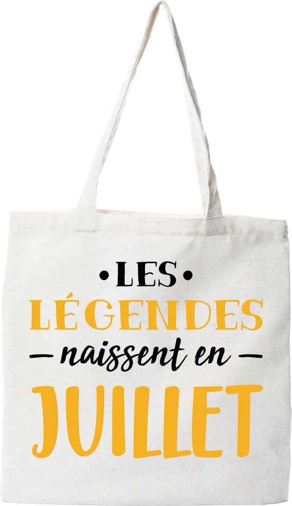 Tote bag coton recycle legende de juillet