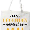 Tote bag coton recycle legende de mai