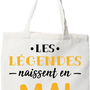 Tote bag coton recycle legende de mai