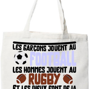 Tote bag coton recycle les dieux font de la moto